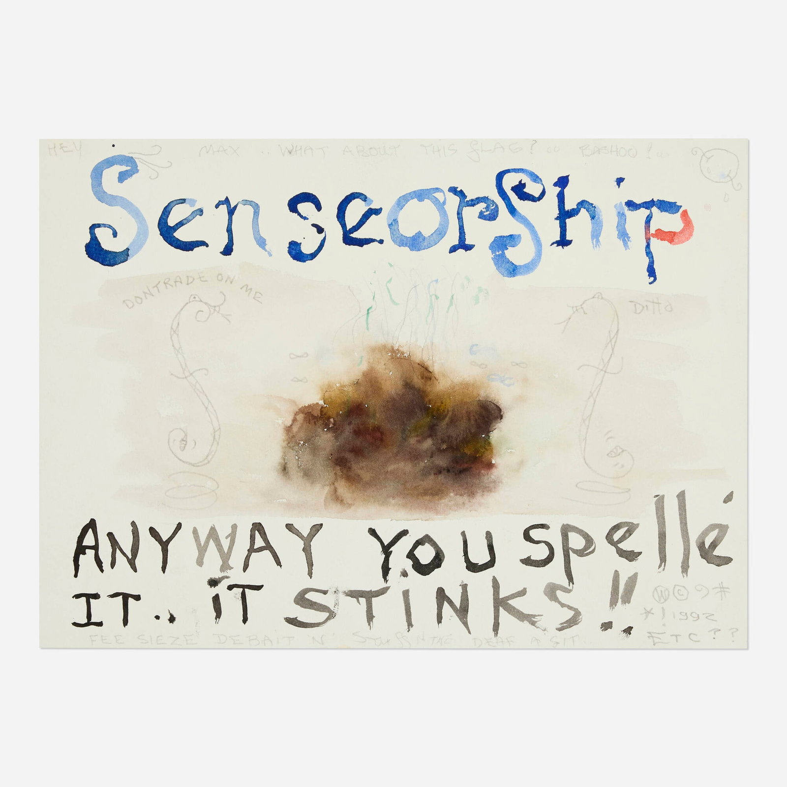 William T. Wiley, Senseorship (1 of 3)