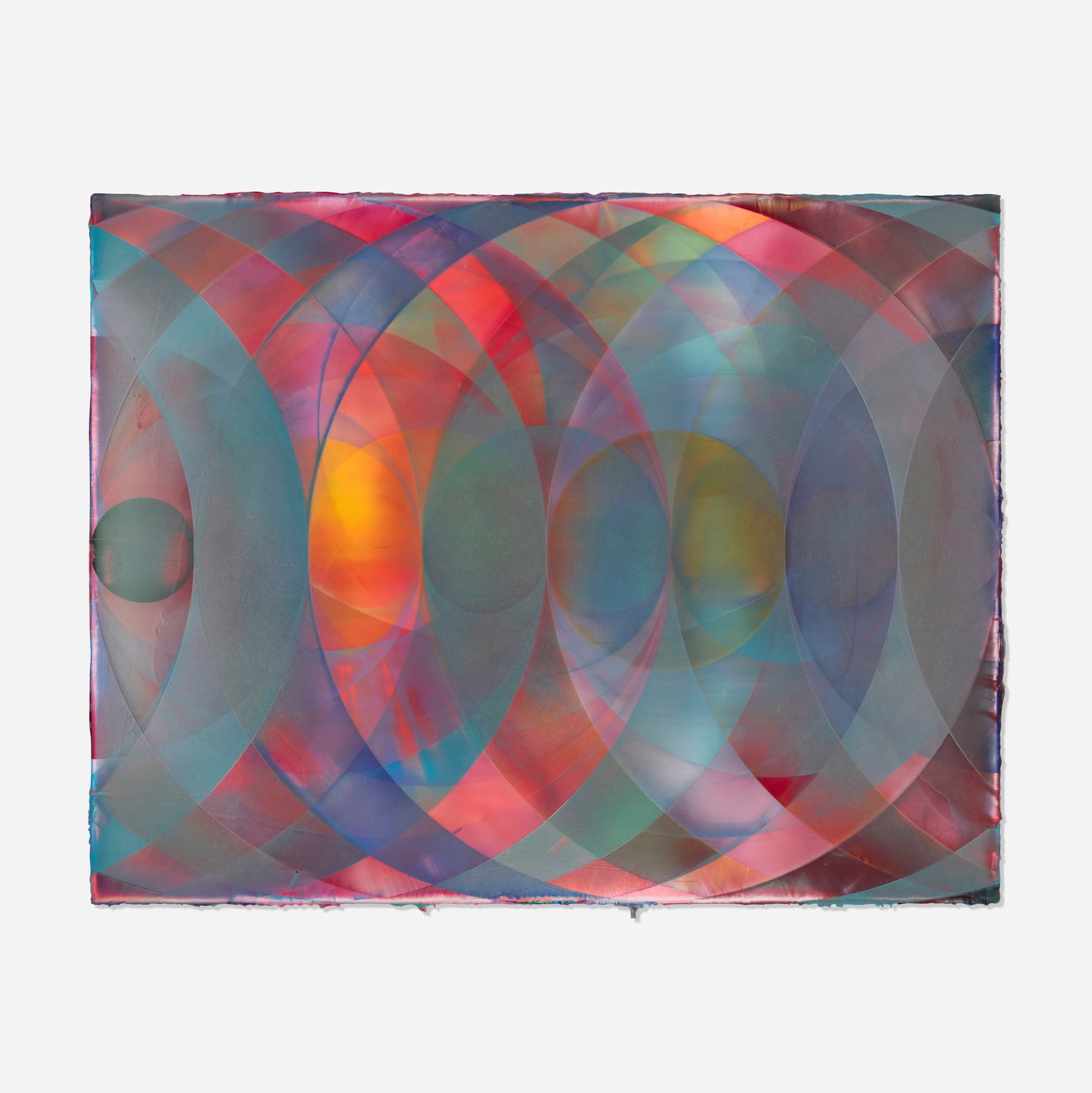 Shannon Finley, Ultrasound: Shannon Finley Ultrasound 2016 acrylic and transparent gel on canvas 55.5 h x 70.75 w in (141 x 180 cm) Signed and dated to verso 'Shannon Finley '16'. This work will ship fro