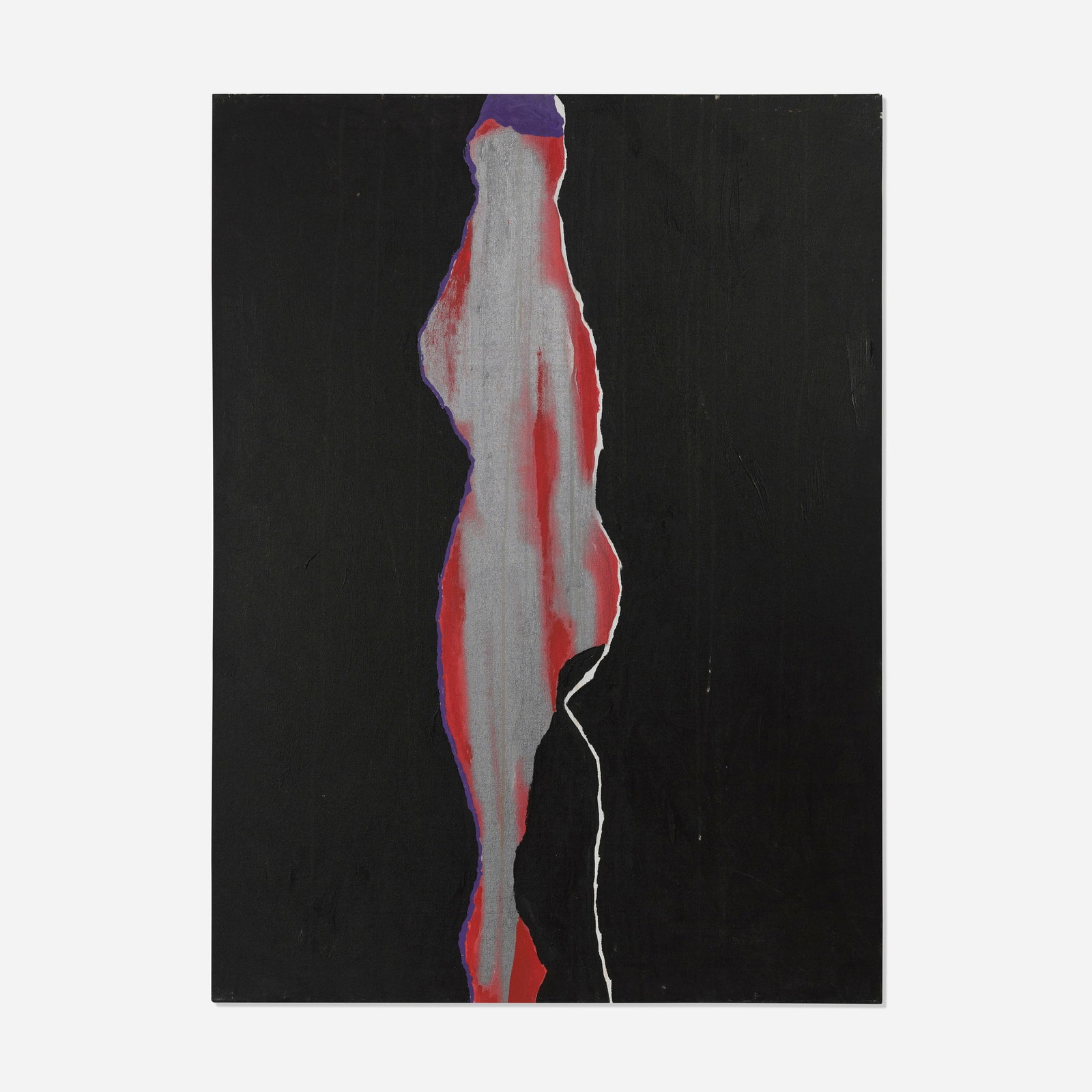 Emerson Woelffer, Moon Poet: Emerson Woelffer Moon Poet 1974 acrylic on canvas 45.875 h x 33.75 w in (117 x 86 cm) This work is being sold to raise scholarship funds for the Otis College of Art and Design. Signed, titled, dated,