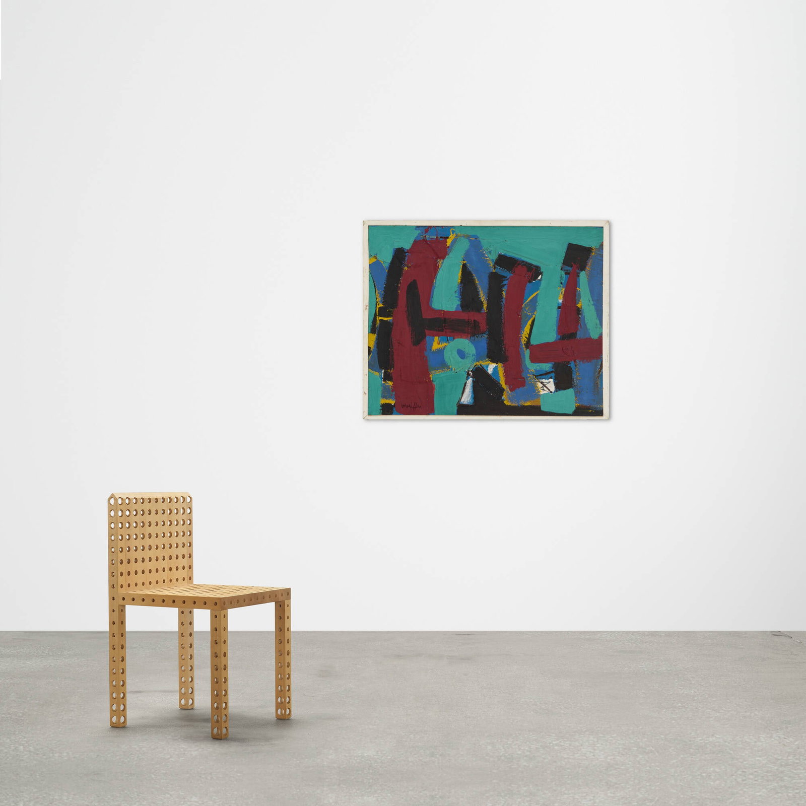 Emerson Woelffer, The Blue Cloud - 4