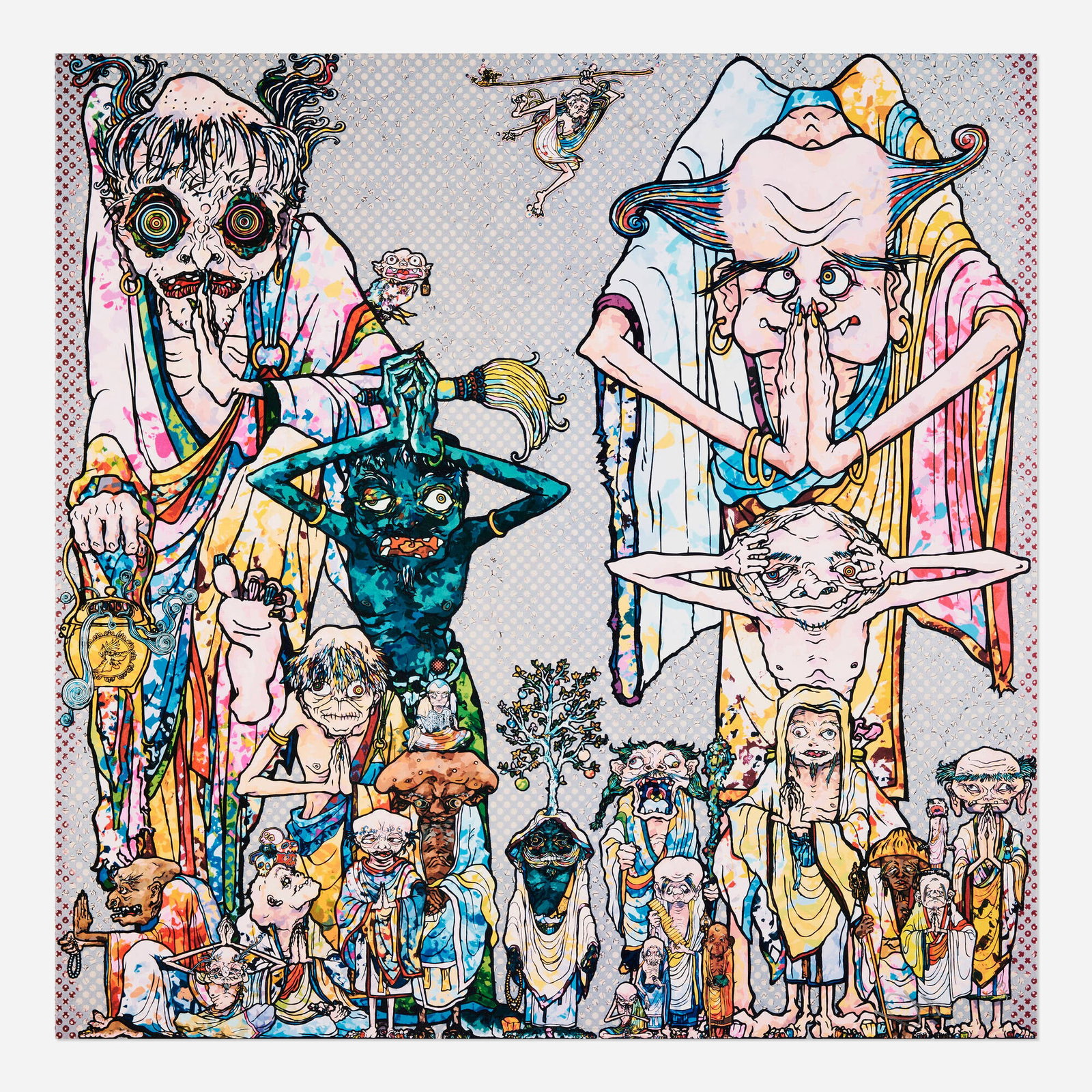 Takashi Murakami, Clairvoyance: Takashi Murakami Clairvoyance 2015 offset lithograph in colors 26.75 h x 26.75 w in (68 x 68 cm) Signed and numbered to lower right 'Takashi Murakami 89/300'. This work is number 89 from the edition o