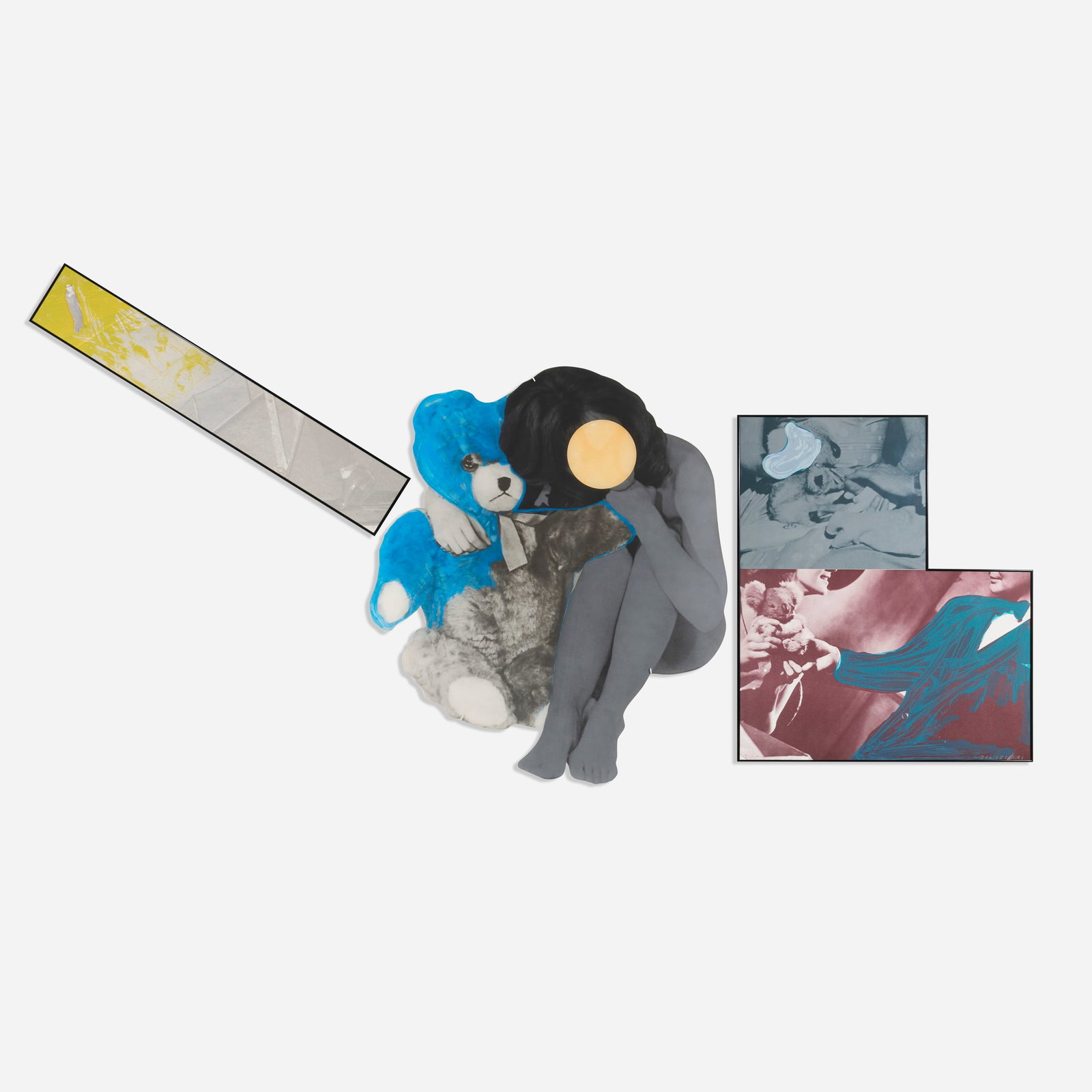 John Baldessari, Object with Flaw: John Baldessari Object with Flaw 1988 lithograph in colors in four parts, two on Somerset, one on Arches and one face-mounted to Plexiglas overall: 52 h x 109 w in (132 x 277 cm) Signed and numbered