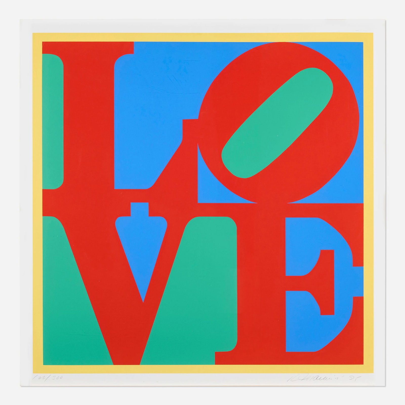 Robert Indiana, Heliotherapy Love (1 of 4)