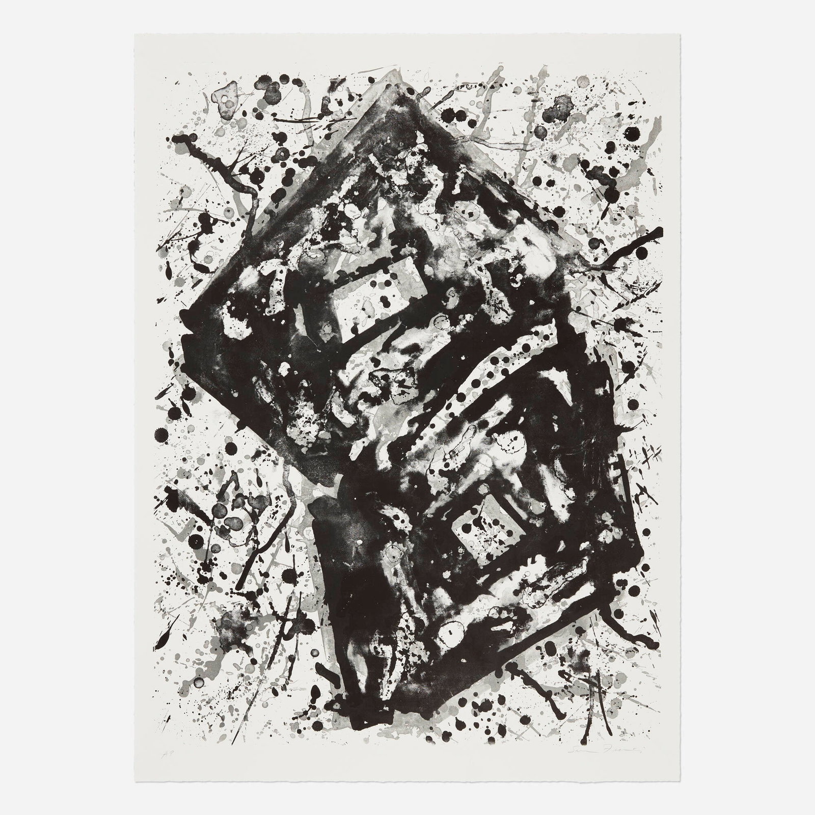 Sam Francis, Untitled (SF-261): Sam Francis Untitled (SF-261) 1981 lithograph on BFK Rives image: 37 h x 27.5 w in (94 x 70 cm) sheet: 40.5 h x 29.5 w in (103 x 75 cm) The proceeds from the sale of this work will benefit the Sam