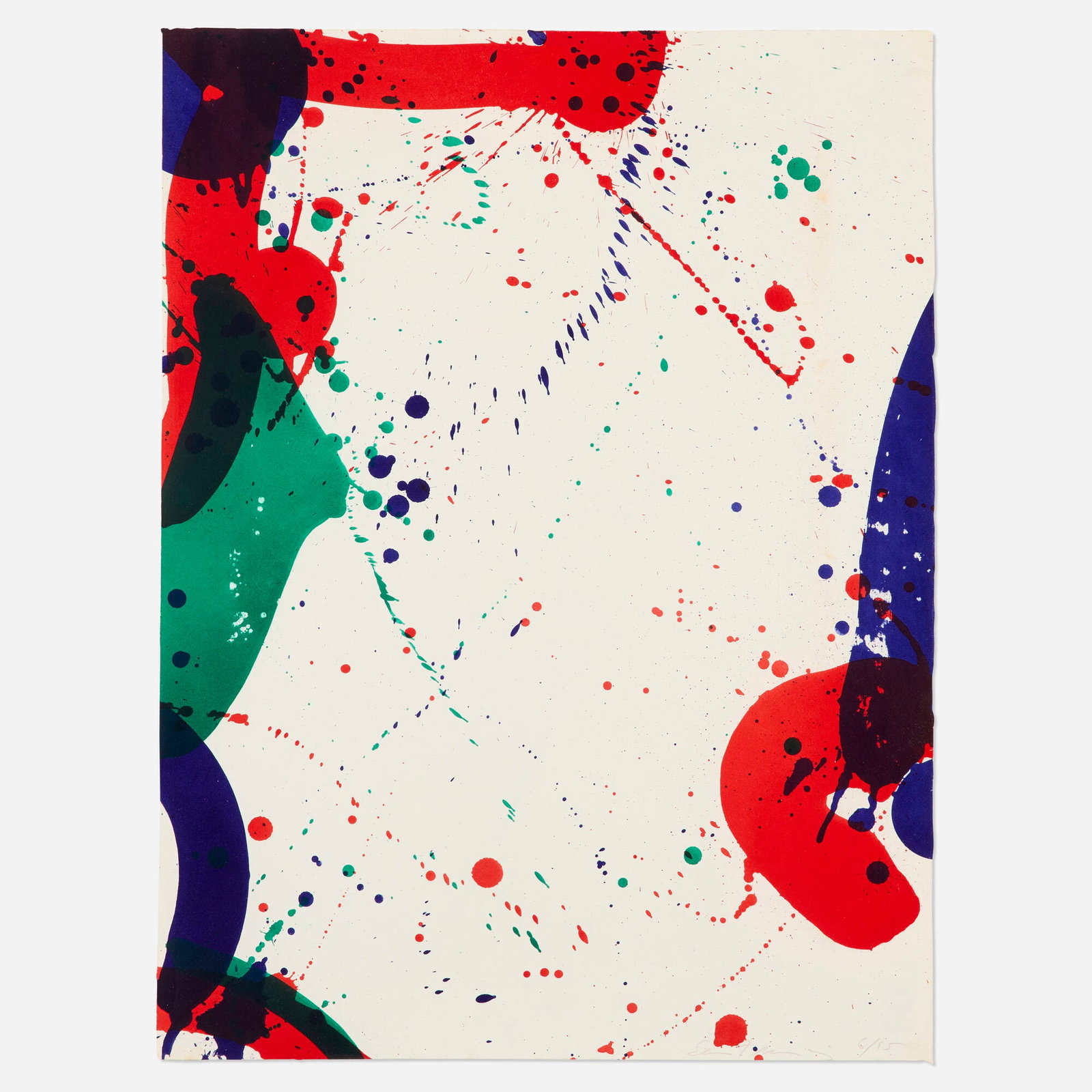 Sam Francis, Untitled (SF-62) (1 of 4)