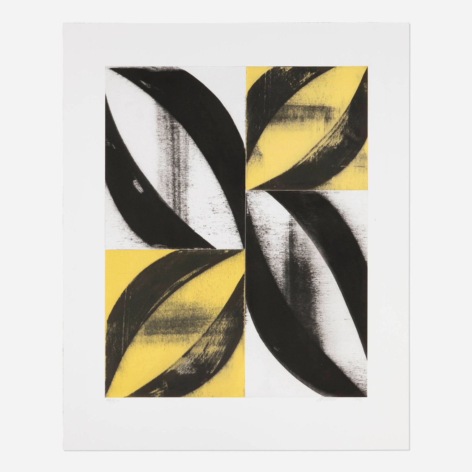 Charles Arnoldi, Arcs III: Charles Arnoldi Arcs III 2016 polymer gravure with etching and photo-etching in colors on Somerset image: 31.375 h x 25 w in (80 x 63 cm) sheet: 40.5 h x 33 w in (103 x 84 cm) Signed, dated and