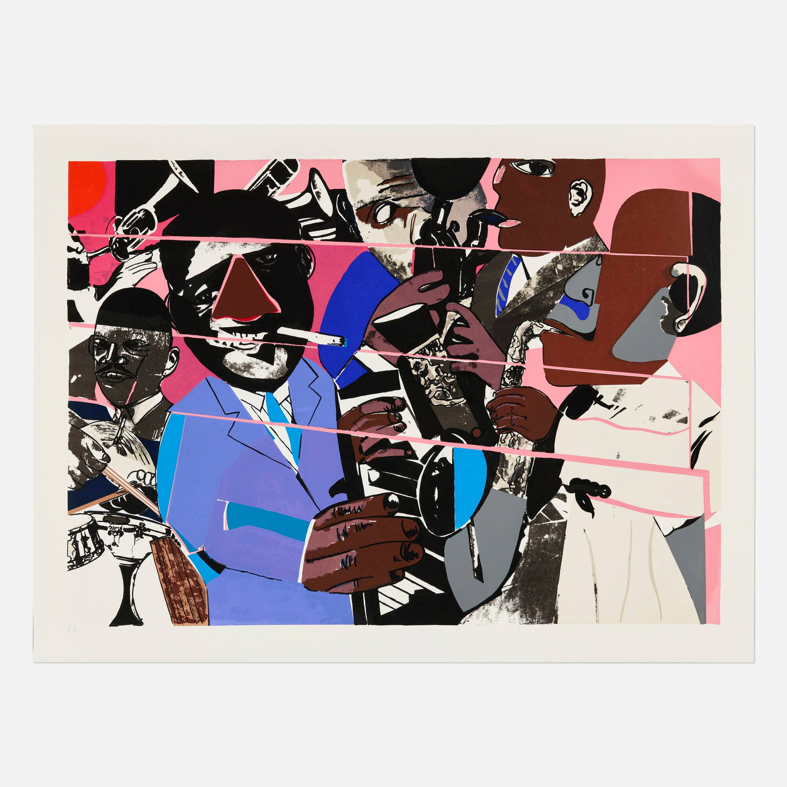 Romare Bearden, Jazz II (1 of 3)