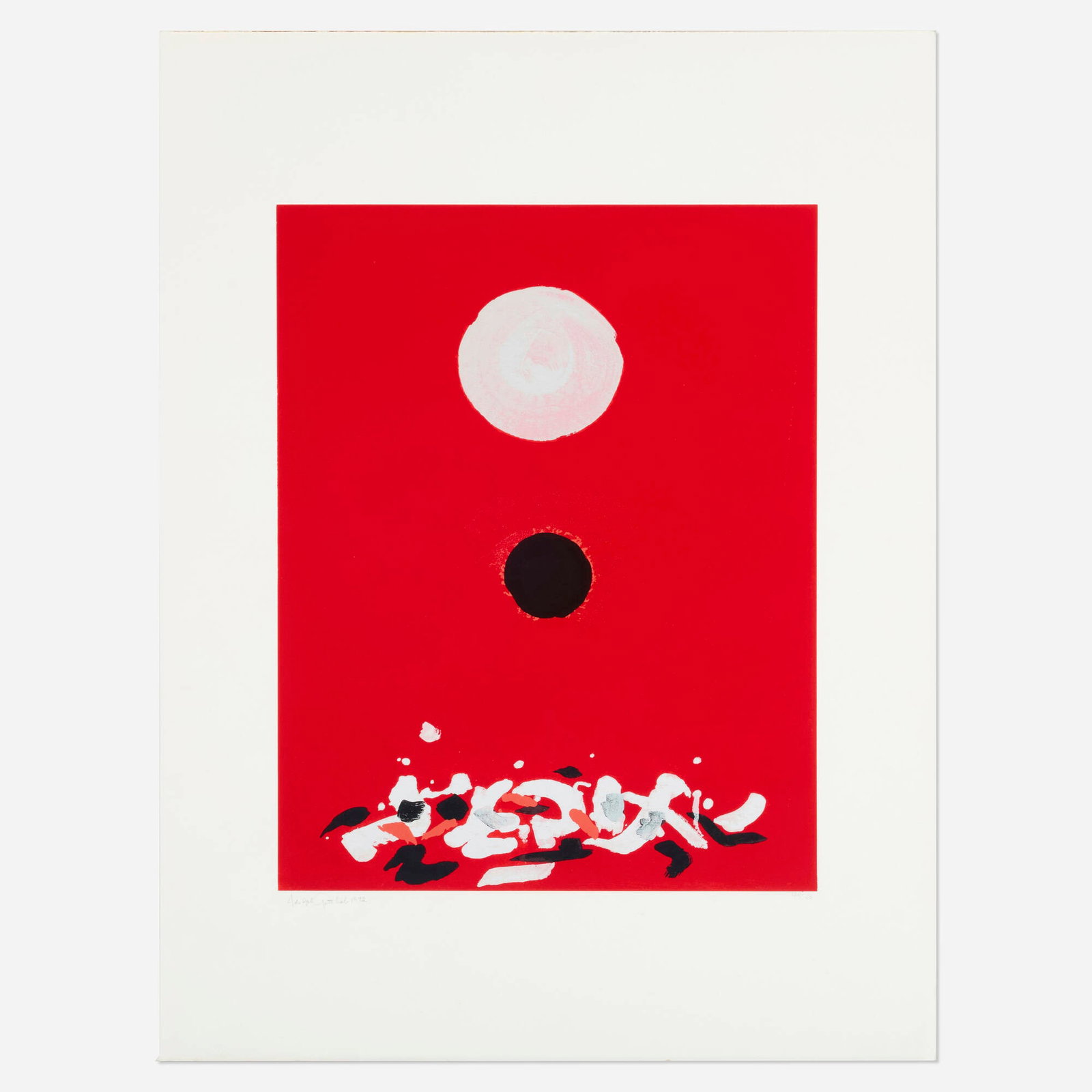 Adolph Gottlieb, Crimson Ground (1 of 4)