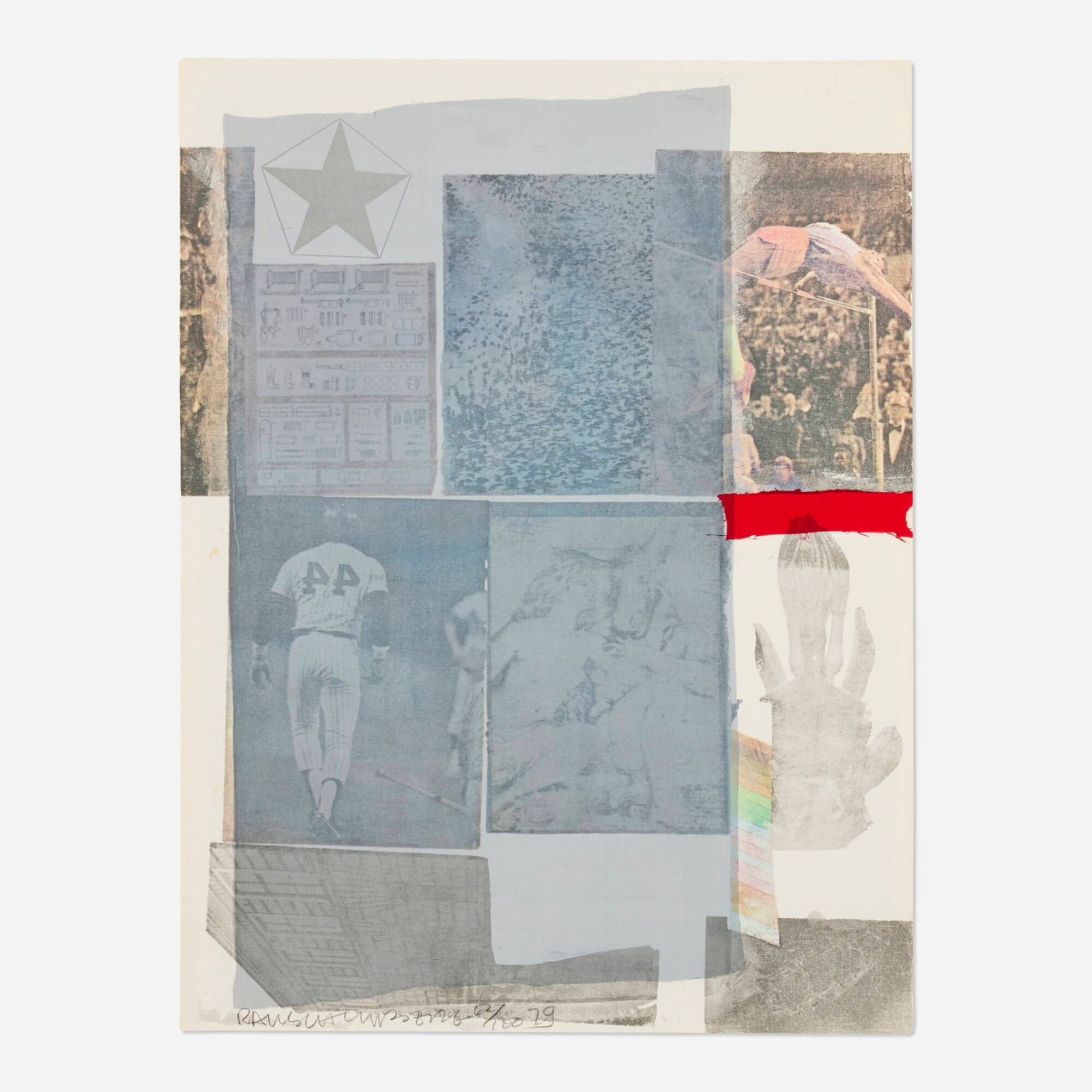 Robert Rauschenberg, Back Out (from the Suite of Nine Prints portfolio) (1 of 4)