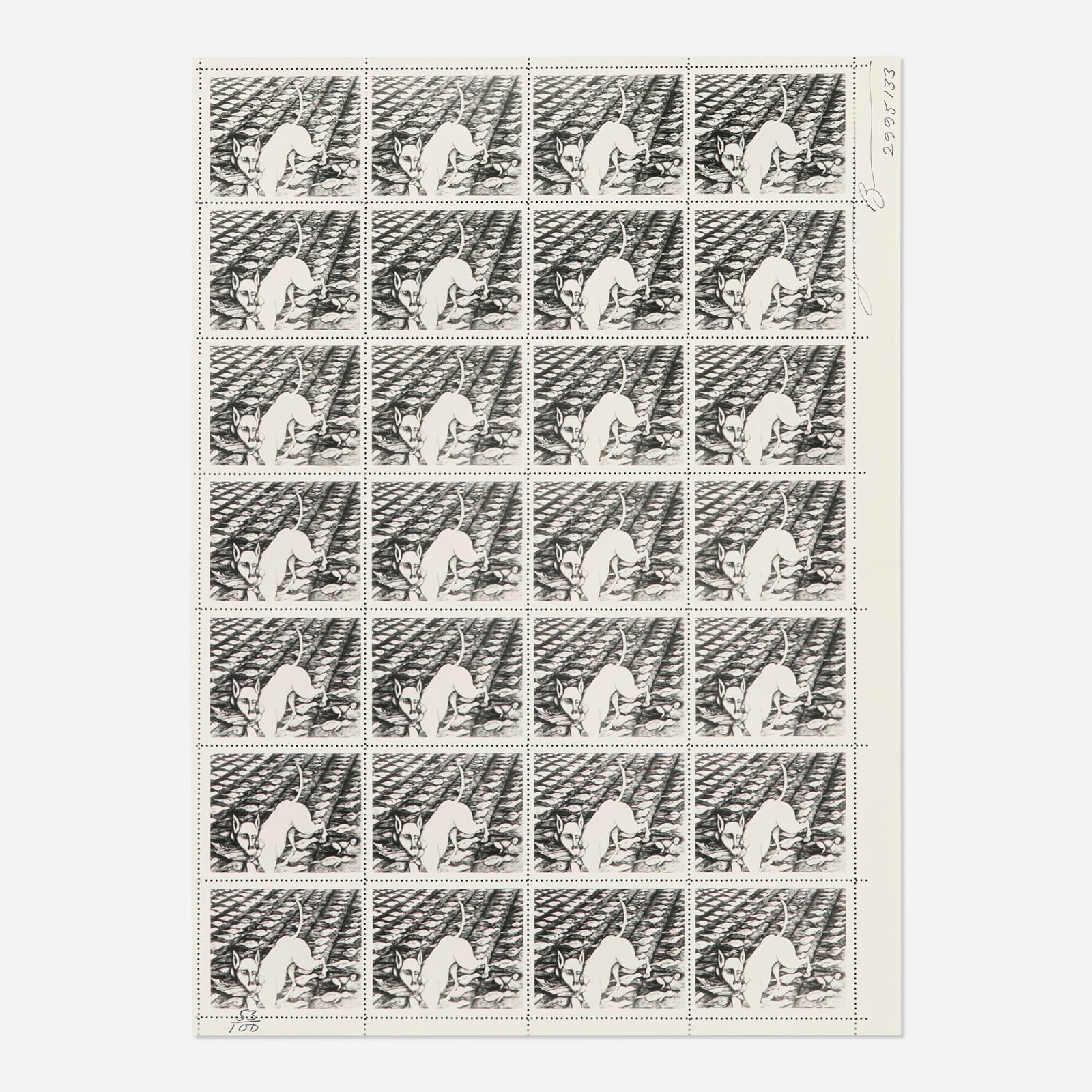 Jonathan Borofsky, Berlin Dream Stamp (1 of 4)