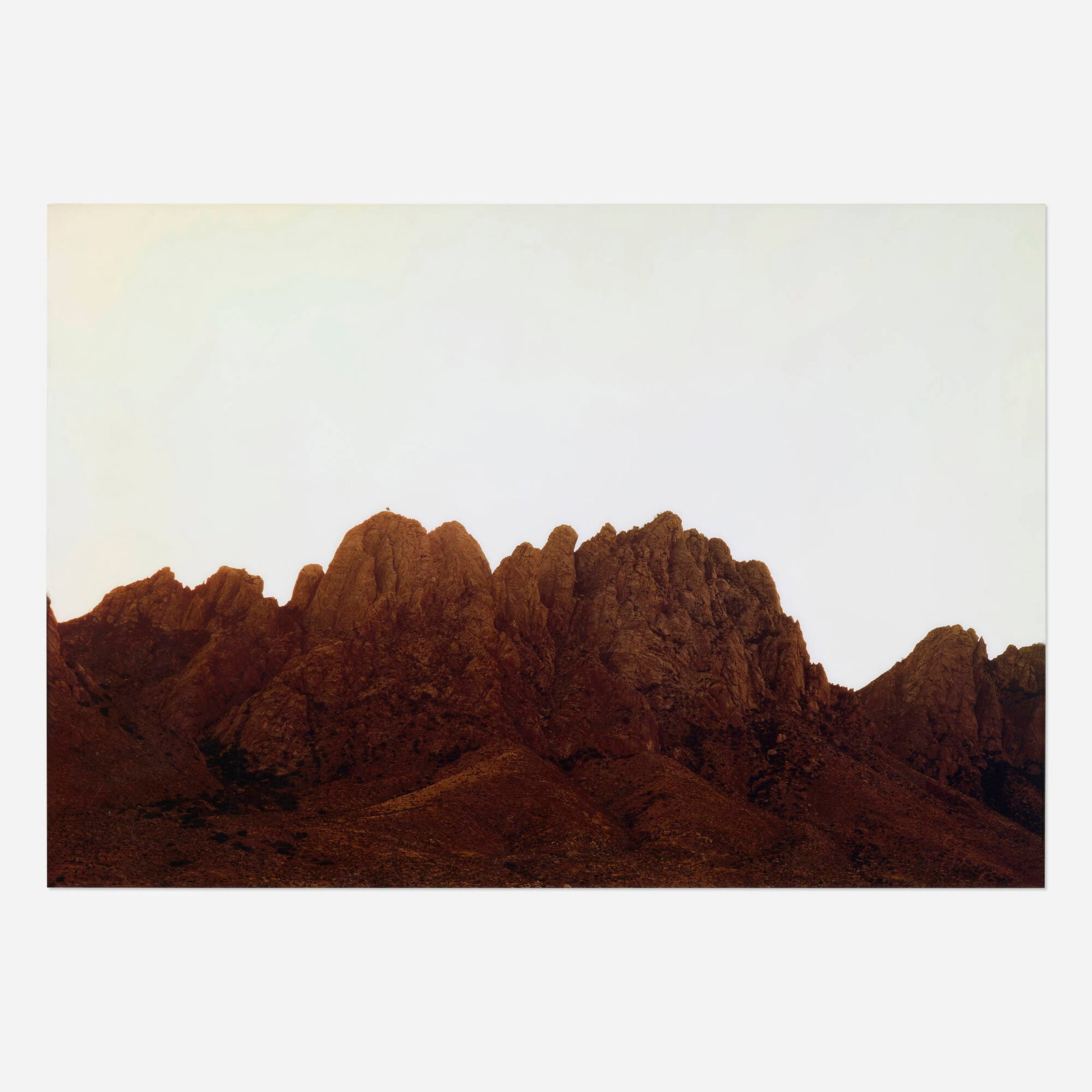 Matthew Porter, Organ Mountains: Matthew Porter Organ Mountains 2008 archival pigment print face-mounted to Plexiglas sight: 39.25 h x 57 w in (100 x 145 cm) Signed, titled, dated, and numbered to verso 'Matthew Porter Organ