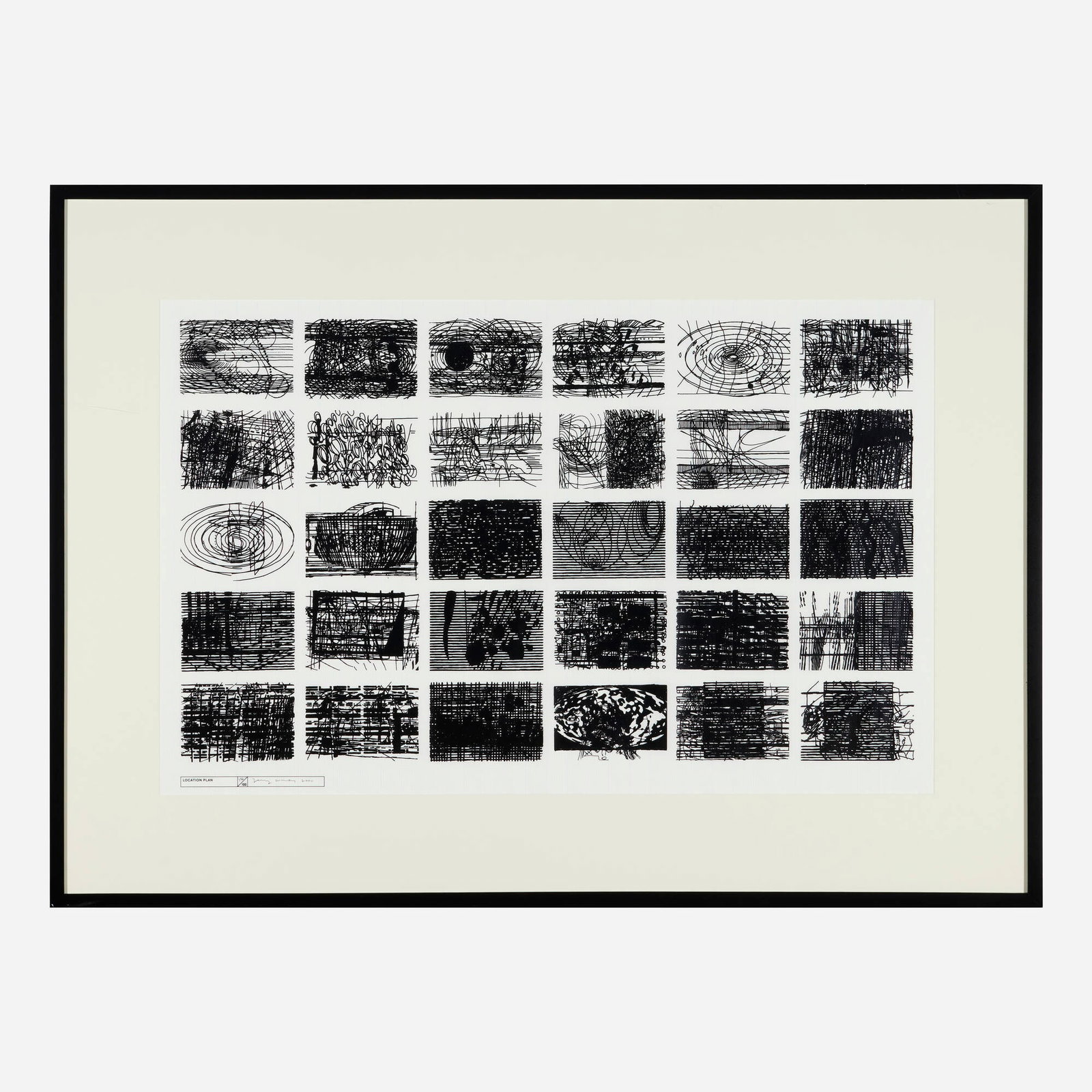 Terry Winters, Location Plan - 2