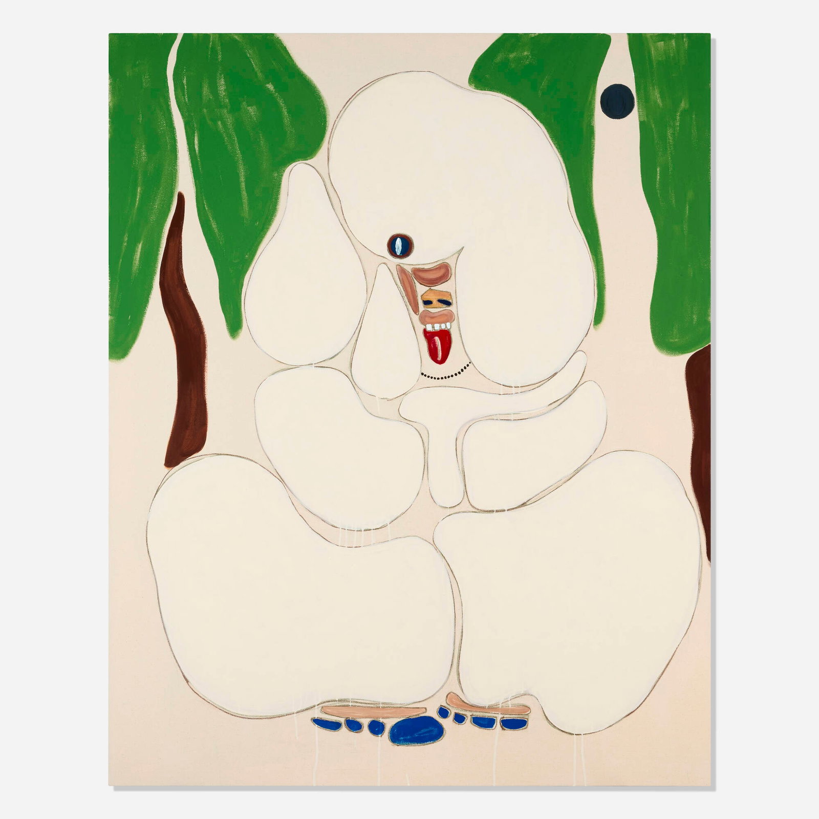 Susumu Kamijo, Untitled: Susumu Kamijo Untitled 2021 Flashe on canvas 60 h x 48 w in (152 x 122 cm) Signed and dated to verso 'Susumu Kamijo 2021'. Provenance: Marvin Gardens, Ridgewood, NY | Acquired from the