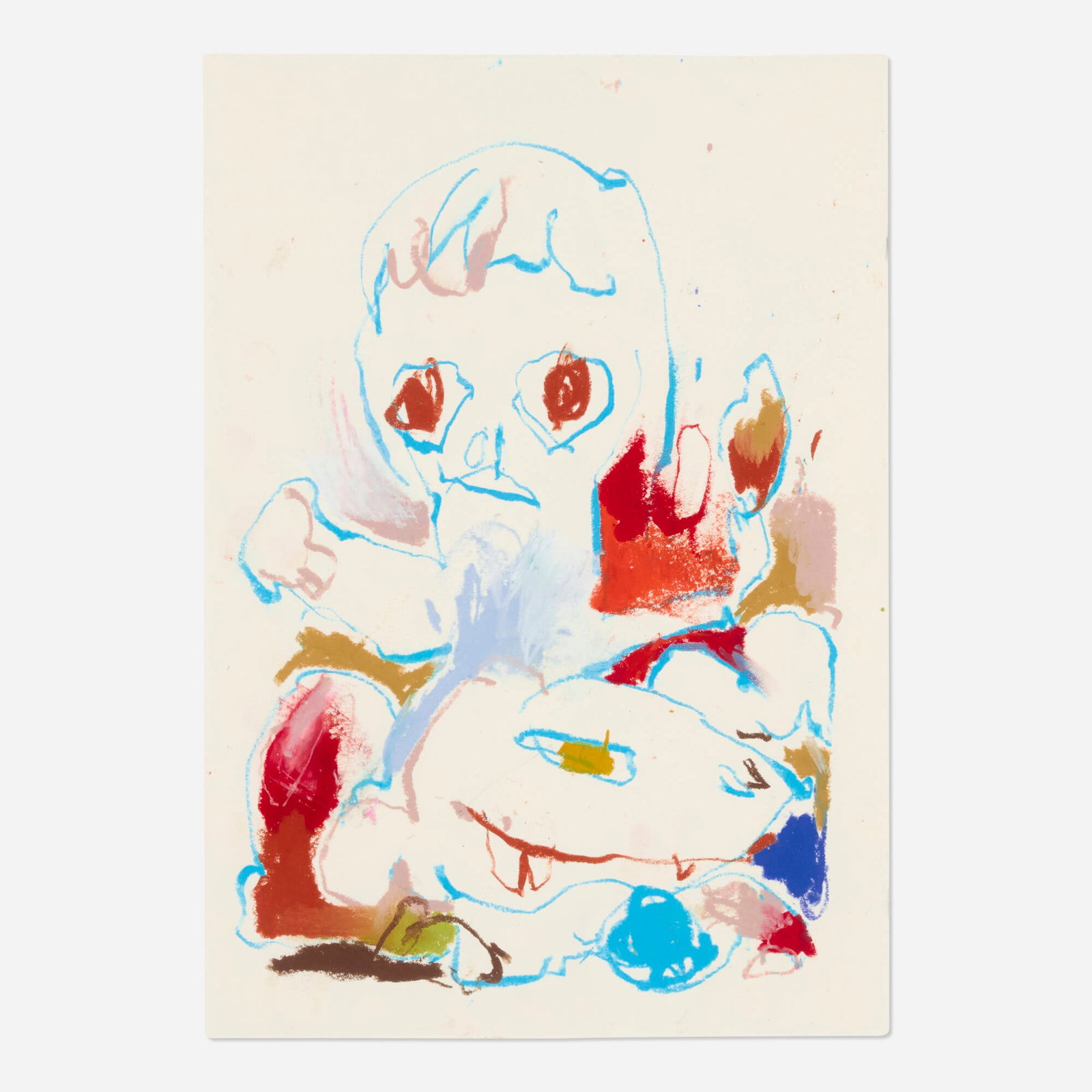 Roby Dwi Antono, The Boxer: Roby Dwi Antono The Boxer 2022 oil pastel on paper 11.75 h x 8.25 w in (30 x 21 cm) Provenance: Anat Ebgi Gallery, Los Angeles | Private Collection Exhibited: Roby Dwi Antono: Samantha, 29 October -