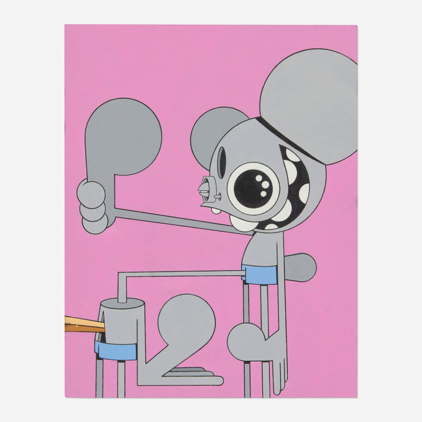 Dalek (James Marshall), Untitled (Space Monkey): Dalek (James Marshall) Untitled (Space Monkey) 2003 ink and gouache on paper 10 h x 8 w in (25 x 20 cm) Provenance: Heaven Gallery, Chicago | Private Collection This work will ship from Chicago,