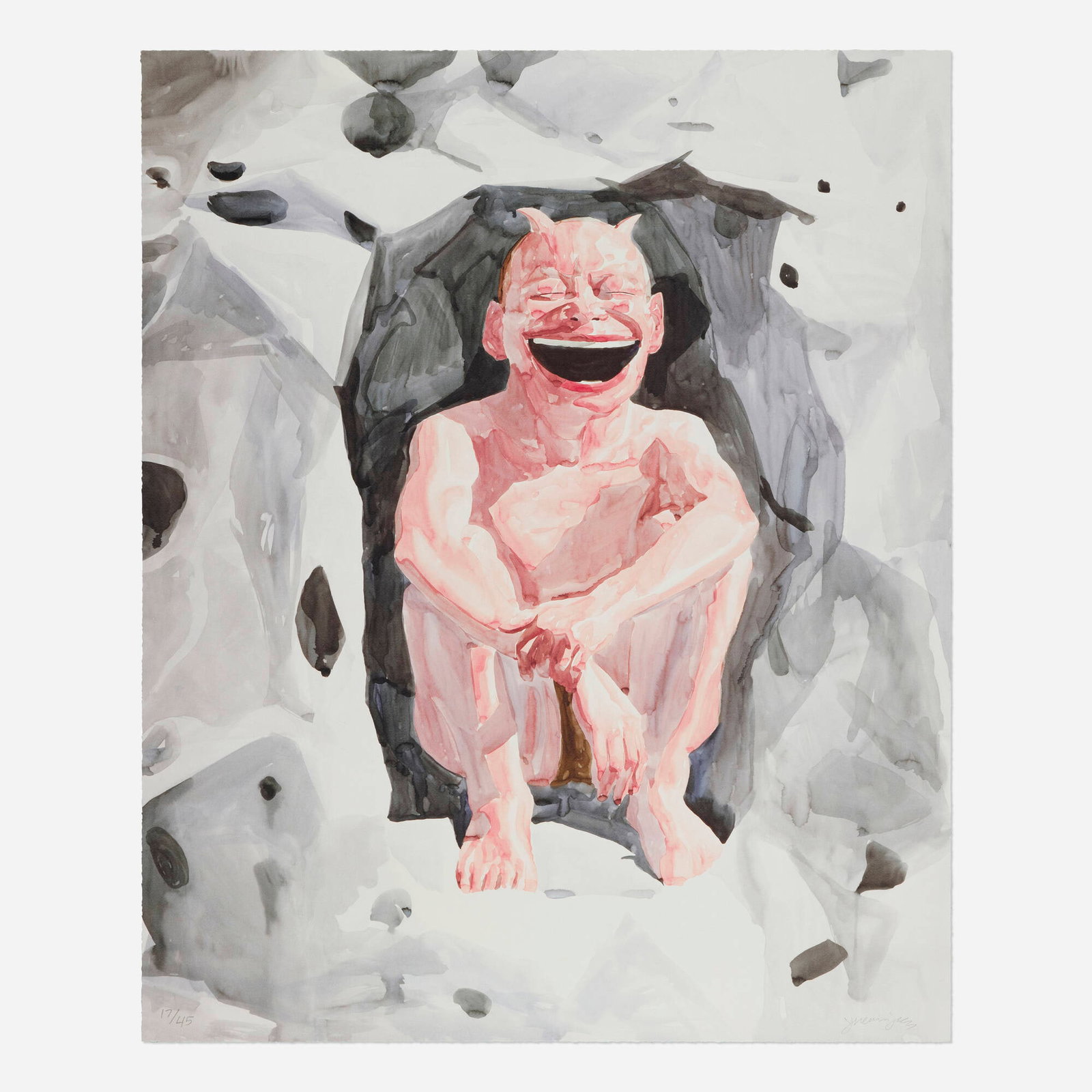 Yue Minjun, Untitled (Smile-ism No. 26) (1 of 3)