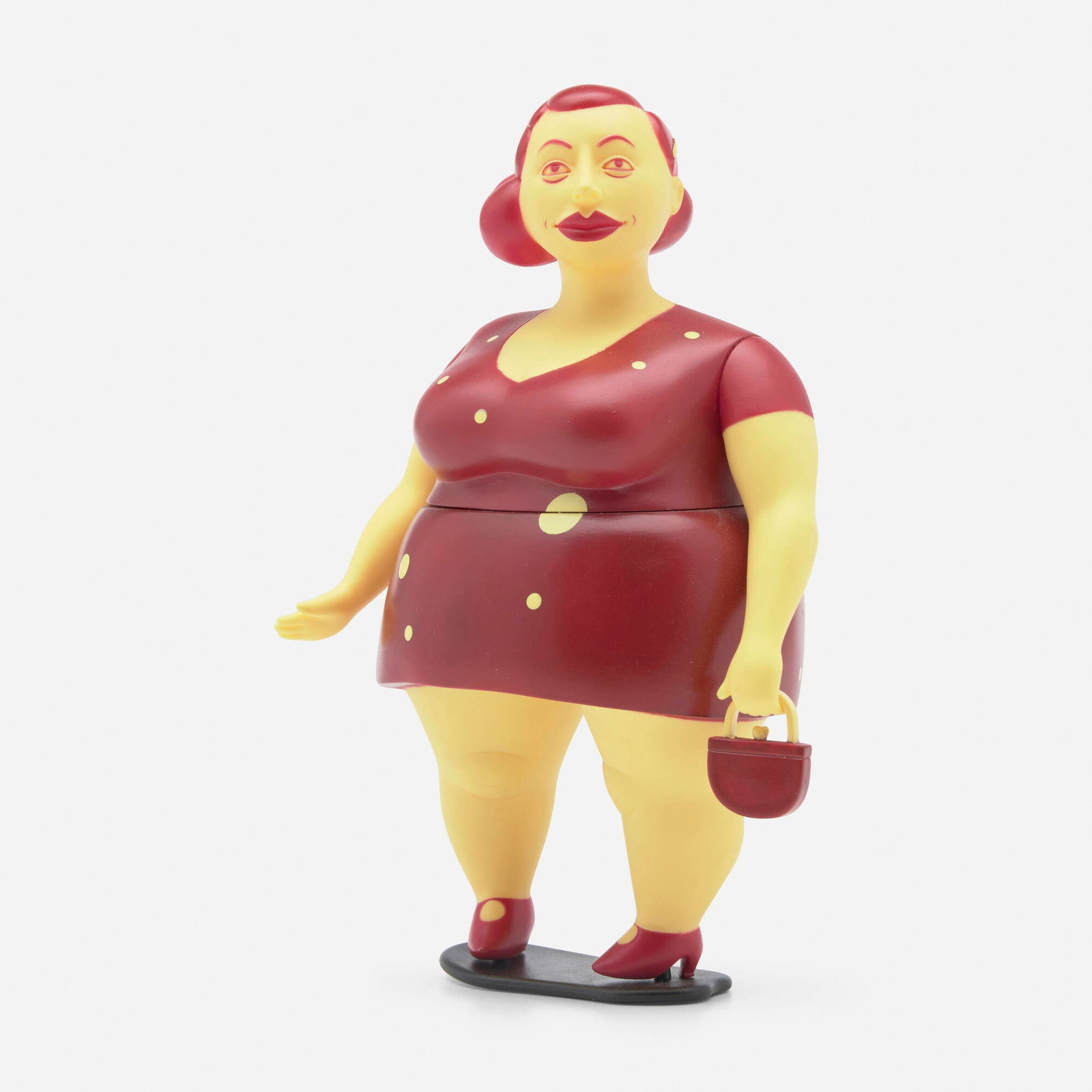 Margaret Kilgallen, Tokion Neo Graffiti Project 3D: Margaret Kilgallen Tokion Neo Graffiti Project 3D 1999 painted cast vinyl 7.5 h x 5 w x 3 d in (19 x 13 x 8 cm) Printed number and impressed manufacturer's mark to underside of figure