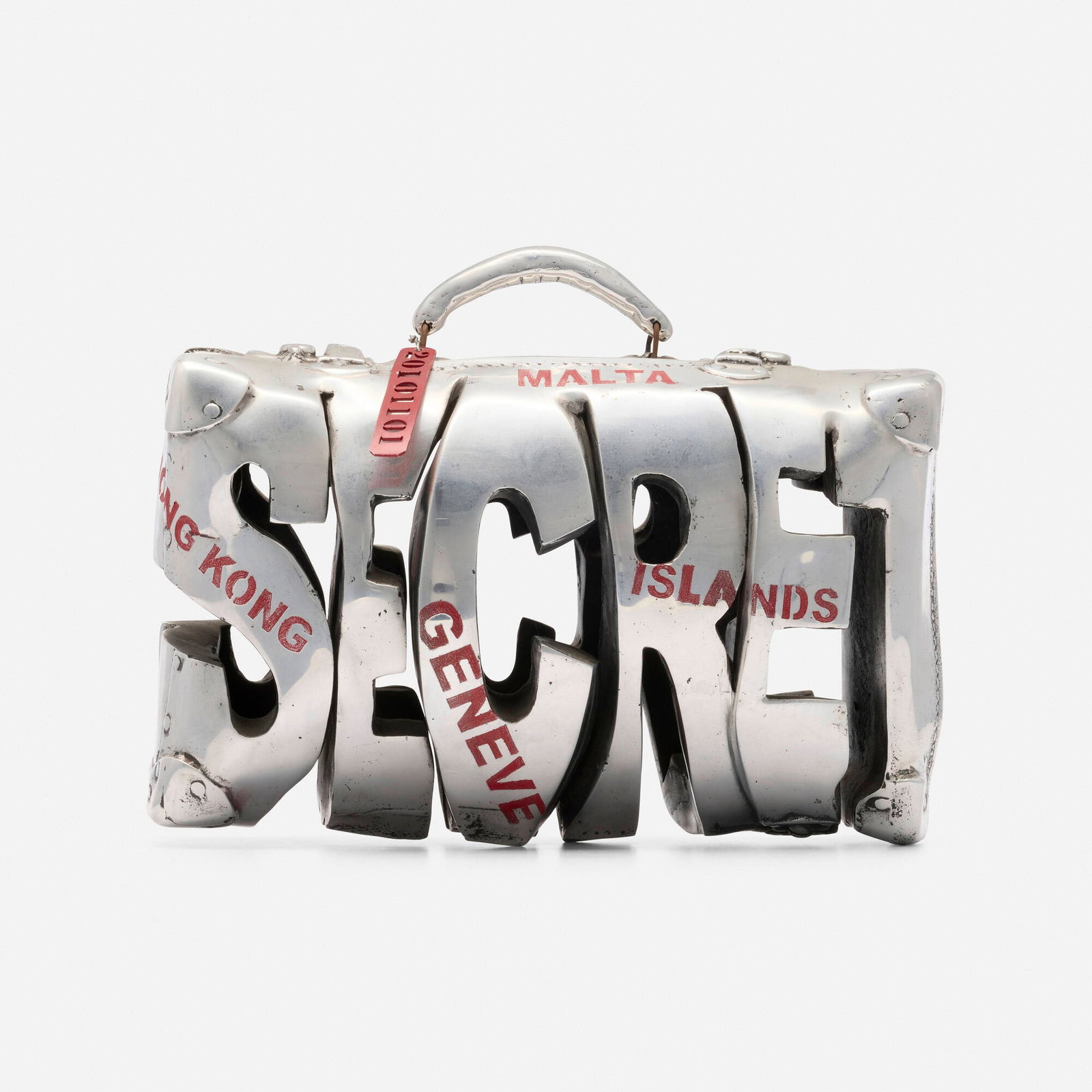 Stephane Cipre, Secret: Stephane Cipre Secret 2012 steel 12.25 h x 17 w x 8 d in (31 x 43 x 20 cm) Incised signature and number to top right corner 'Cipre EA 1/4'. This work is artist's proof 1 of 4 apart