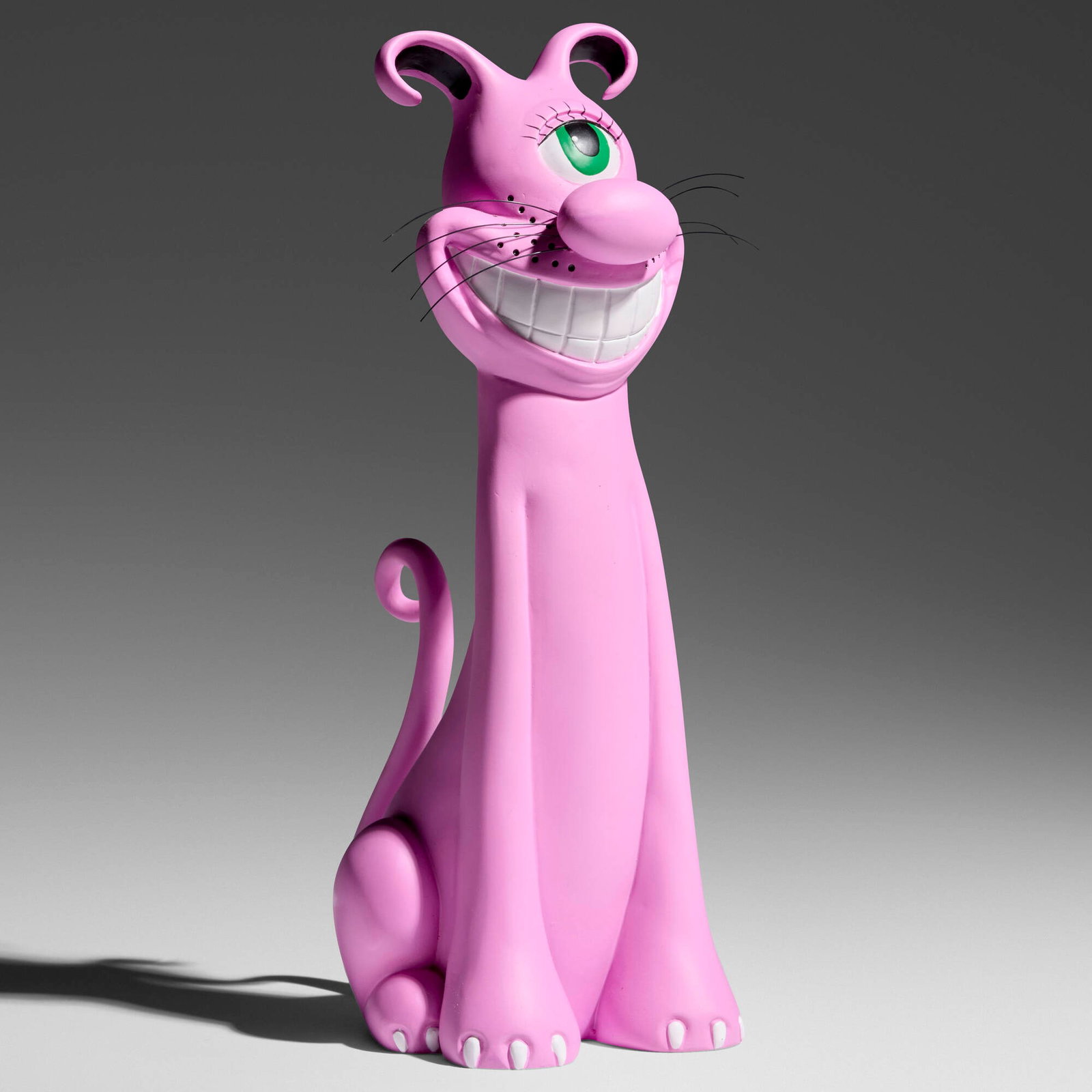Kenny Scharf, Cateyeguy: Kenny Scharf Cateyeguy 2004 cast and painted resin 9.625 h x 5 w x 3.75 d in (24 x 13 x 10 cm) Printed signature, date, number and manufacturer's mark to underside 'Kenny Scharf Cerealart 20