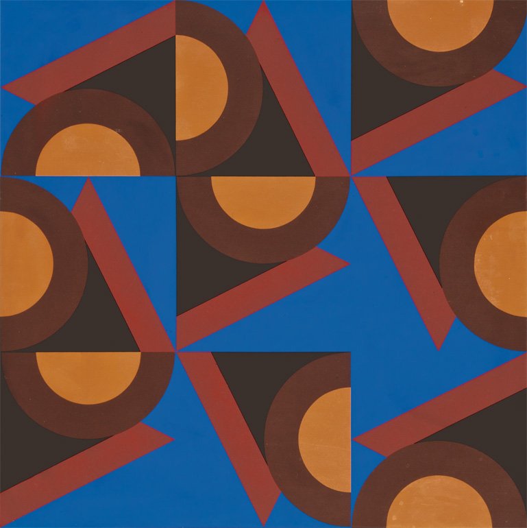 Karl Benjamin, #22: Karl Benjamin #22 1984 Oil on canvas Signed, titled, and dated in marker on canvas stretcher verso "Karl Benjamin #22, 1984" Canvas: 30" x 30"; Frame: 31.875" x 31.875" Estimate: $12000 - $16000