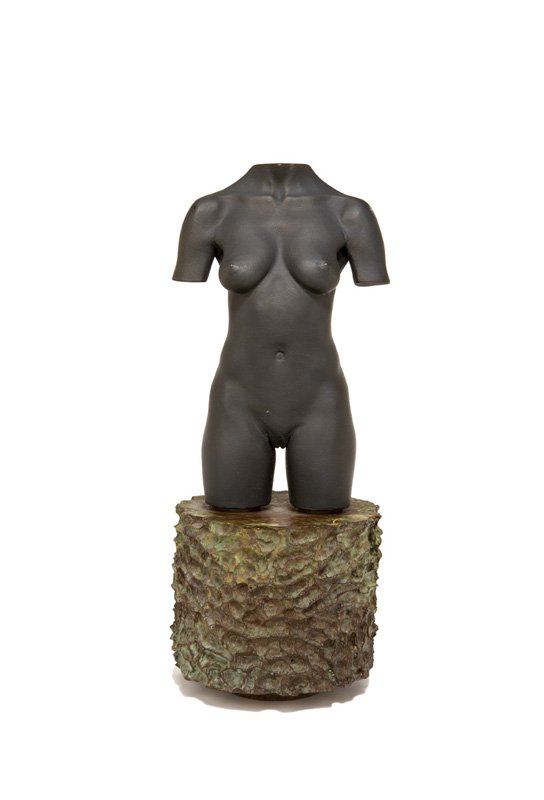 Robert Graham, MOCA Torso: Robert Graham MOCA Torso 1992-94 Patinated bronze From the edition of 3500 Published by the Museum of Contemporary Art, Los Angeles Editions Etched signature "R. Graham" at base 11" x 4.5" diameter at