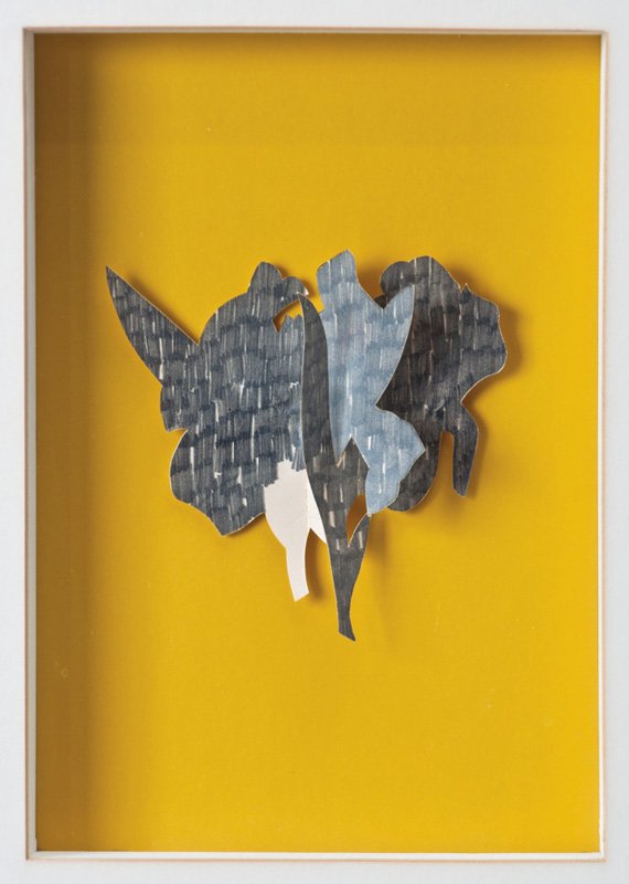 Ed Moses, Avilda: Ed Moses Avilda 1965 Paper relief and drawing on illustration board Signed and dated in pencil lower left; signed and dated in pencil on the frame backing verso; retains Ferus Gallery label verso Imag