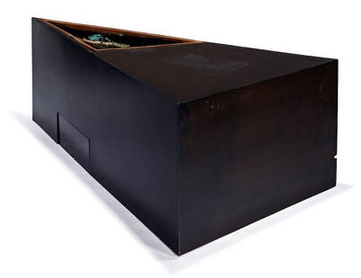 William "Billy" Haines, designer, Table with inset: William "Billy" Haines, designer Table with inset planter Custom designed for the 1015 North Beverly Drive residence; this example commissioned 1960 21.25" x 72" x 35.5" Provenance: Rita Roedling, Bev