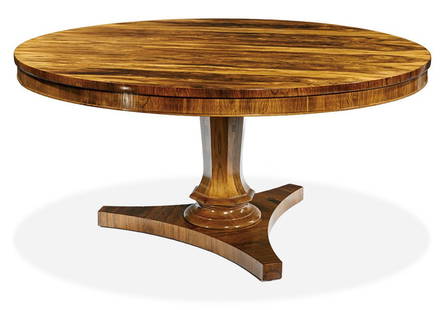 William "Billy" Haines, decorator, Gemutlich table: William "Billy" Haines, decorator Gemütlich table Selected and customized for the 1015 North Beverly Drive residence 1960 Manufacturer unknown 26.5" x 54" diameter Provenance: Rita Roedling, Beve