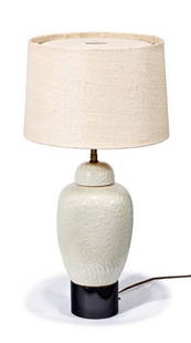 William "Billy" Haines, designer, Table lamp: William "Billy" Haines, designer Table lamp Custom designed for the 1015 North Beverly Drive residence; this example commissioned 1960 23.75" x 11.75" diameter Provenance: Rita Roedling, Beverly Hills