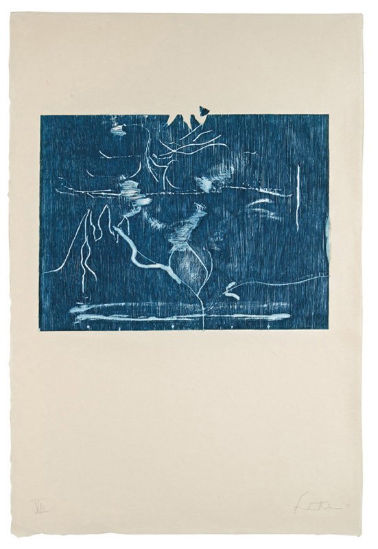 Helen Frankenthaler, Monoprint XIII - The Clearing: Helen Frankenthaler Monoprint XIII - The Clearing 1991 Unique proof printed from edition blocks on white Richard B. Tullis II handmade paper Published and printed by Garner Tullis, New York Signed and