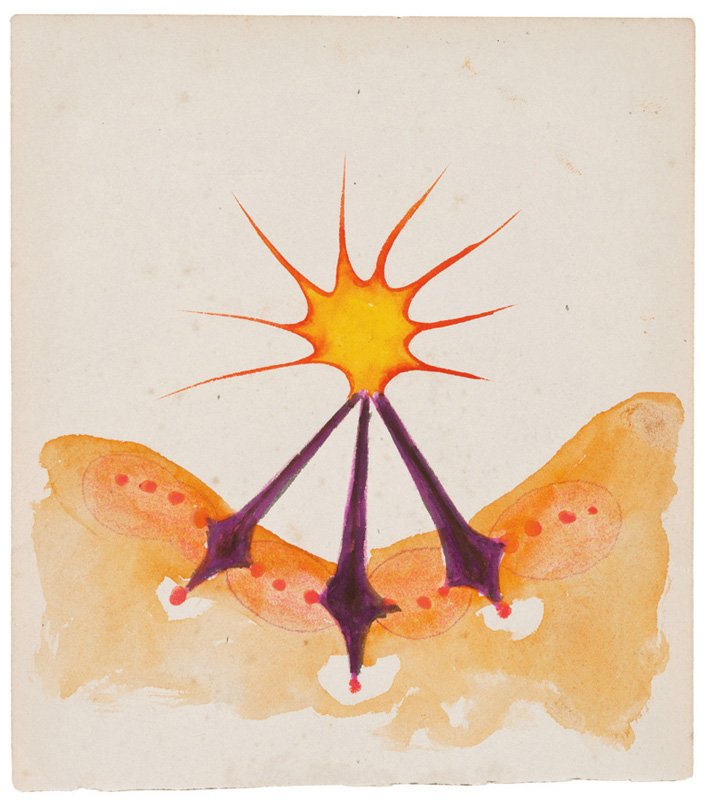 Chuck Webster, Untitled (2): Chuck Webster Untitled (2) 2005 Mixed media on paper Each retains ZieherSmith Inc. Gallery labels verso A: Image/sheet: 6.875" x 6.75"; Frame: 12.375" x 12.25"; B: Image/sheet: 6.625" x 5.875"; Frame: