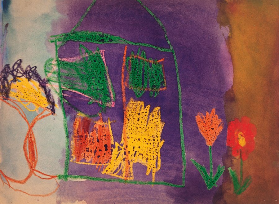 Mike Kelley, #12: Mike Kelley #12 (We Communicate Only Through our Shared Dismissal of the Pre-linguistic series) 1995 Ektacolor photograph mounted on museum board, photocopied papers, computer disks From the edition o