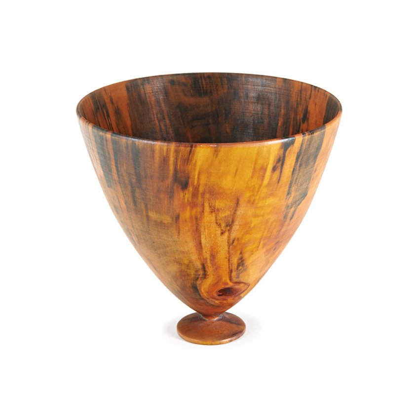 Ron Kent, Bowl: Ron Kent Bowl Executed 1993 Norfolk Island Pine Studio Signed and dated 7.5" x 8.125" diameter Estimate: $2000 - $3000
