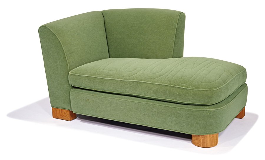 Roy McMakin, Fecund sofa: Roy McMakin Fecund sofa Designed 1988 Domestic Furniture Co. 35" x 61" x 36" Artist and designer Roy McMakin (b. 1956) dissolves the border between art and utilitarian object in his custom-