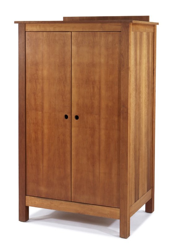 Roy McMakin, Cabinet/Desk: Roy McMakin Cabinet/Desk Designed 1986 Domestic Furniture Co. 62.25" x 36.5" x 27" Artist and designer Roy McMakin (b. 1956) dissolves the border between art and utilitarian object in his cust