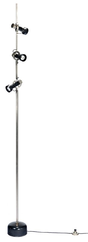 Angelo Lelli, Articulated floor lamp: Angelo Lelli Articulated floor lamp Designed c. 1955 Arredoluce 74" x 5.75" x 5.75" Estimate: $4000 - $6000