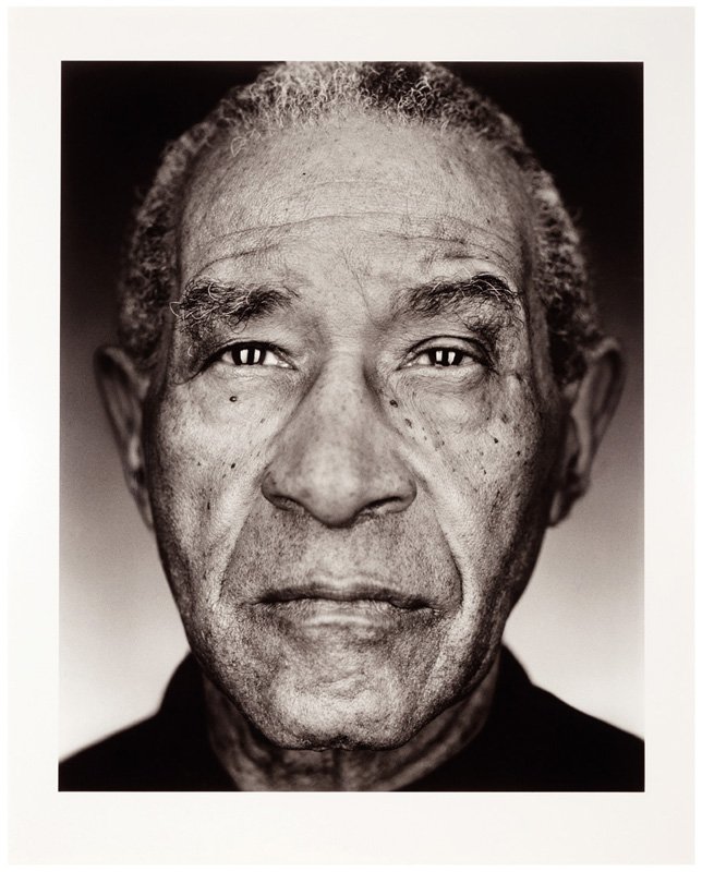 Martin Schoeller, Max Roach: Martin Schoeller Max Roach 1999 Chromogenic color print #1 of 3 Image: 50" x 40"; Sheet (vis.): 60" x 48.5"; Frame: 61.5" x 50" Provenance: Property from a Santa Barbara Collection Literature: Remnick
