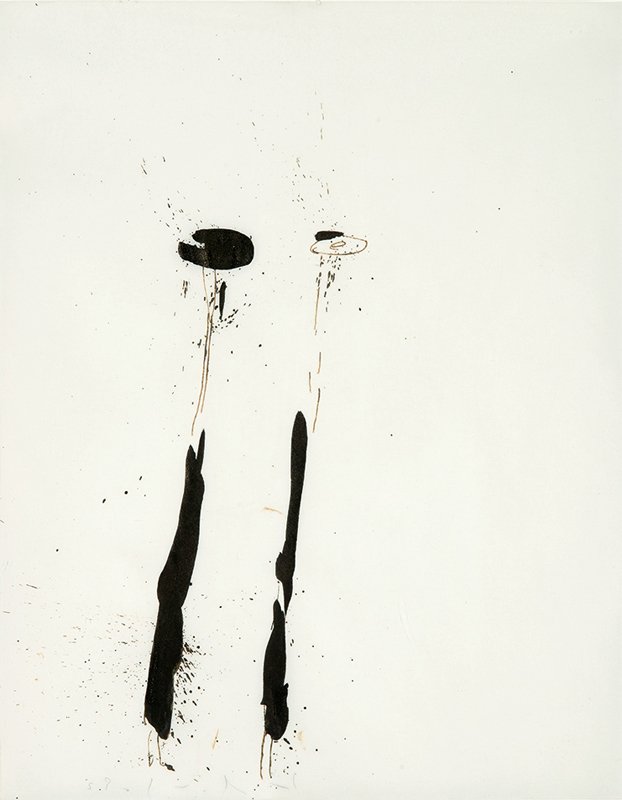 Rolf Julius, Two Speakers (3): Rolf Julius Two Speakers (3) c. 1991 Pen and ink on paper Sheets each: 10.75" x 8.25"; Frames each: 12.5" x 10" Fine Art