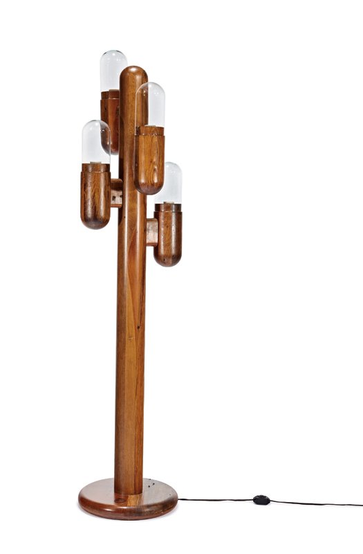 American Modern, Cactus lamp: American Modern Cactus lamp Designed c. 1970 Manufacturer unknown 64" x 15" x 15" Lighting