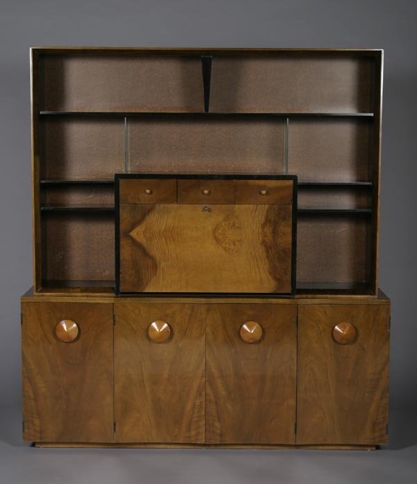 Gilbert Rohde Paldao Secretary Herman Miller desk: "Paldao" Secretary Herman Miller, designed circa 1939 Retains label 66"l x 16.5"d x 72"h