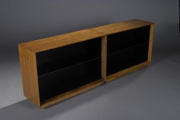 Gilbert Rohde bookshelves, Herman Miller: Bookshelves Herman Miller, designed circa 1939 Retains label 36"l x 13"d x 25"h