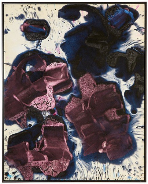 Ed Moses, #2 WAC: Ed Moses #2 WAC 2002 Acrylic on canvas Signed "Y Branco" verso; inscribed "#2 WAC" verso Canvas: 60" x 48"; Frame: 61.5" x 49.5" Provenance: Robert Green Fine Arts, Mill Valley, California; Private