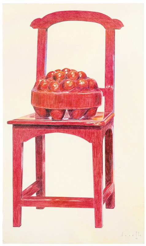 Franco Assetto, Red Chair (1 of 1)