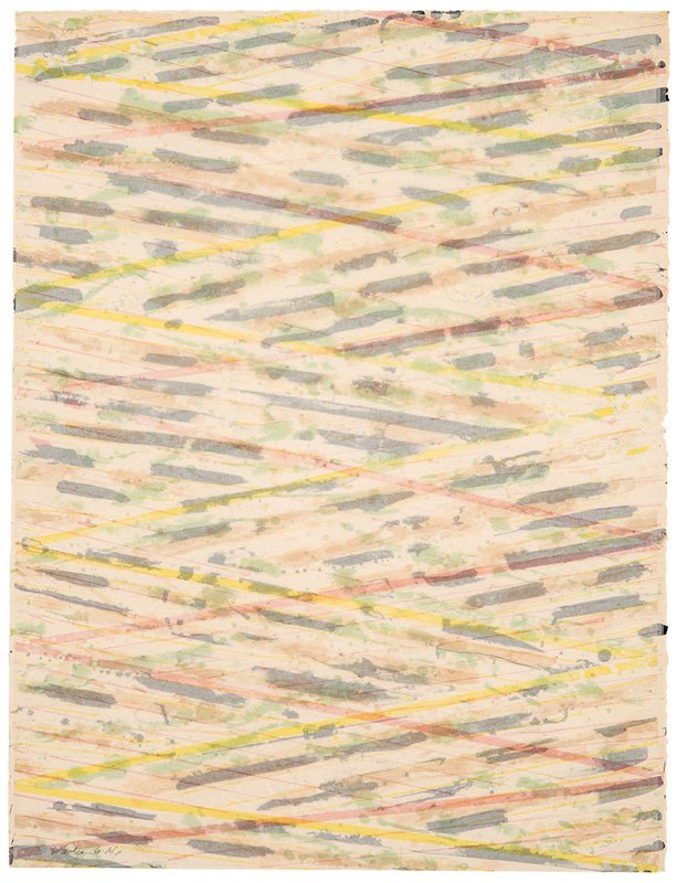Ed Moses, Wedge #6: Ed Moses Wedge #6 1974 Color lithograph on paper Artist's proof aside from the edition of 50 Published and printed by Cirrus Editions, Los Angeles Initialed and dated in graphite lower right sheet; ti