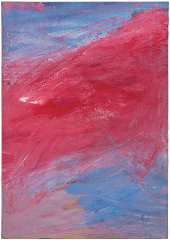 Hugo Weber, Journey Up a Hill: Hugo Weber Journey Up a Hill 1964 Oil on canvas Signed, dated, and titled verso Canvas: 54" x 38" Estimate: $2000 - $3000