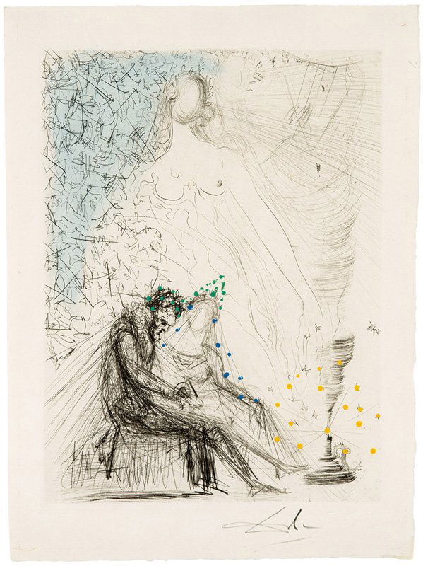 Salvador Dali, Le Couple à la Bougie (1 of 1)