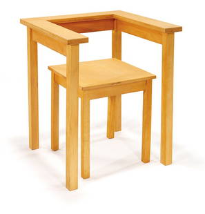 Richard Hutten, Table - Chair: Richard Hutten Table - Chair Designed 1991 Model no. dd-41 Droog Overall: 28.5" x 23.5" x 23" Literature: Droog Design: Spirit of the Nineties. R. Ramakers. 1998. 25.