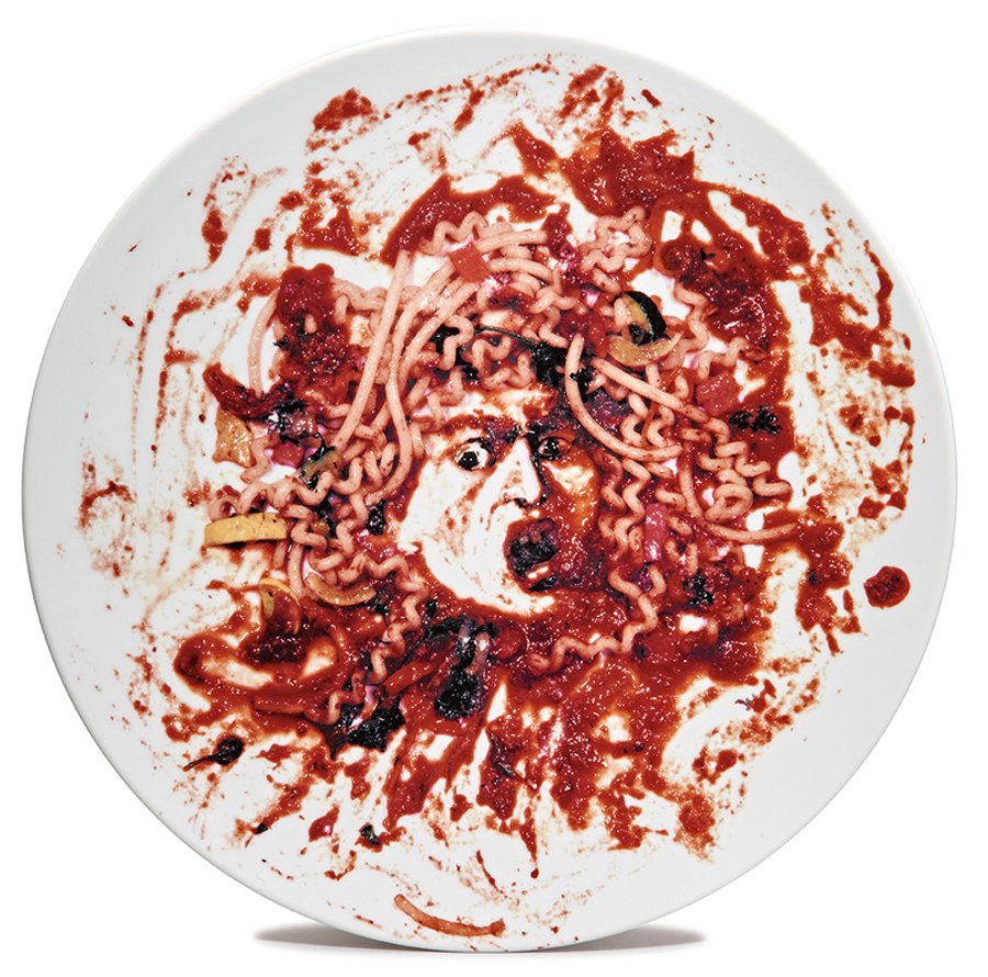 Vik Muniz, Untitled (Medusa Plate): Vik Muniz Untitled (Medusa Plate) 1999 Ceramic with printed image Edition size unknown Published by the Peter Norton Christmas Project, Santa Monica; fabricated by Bernardaud, Limoges Printed on plate