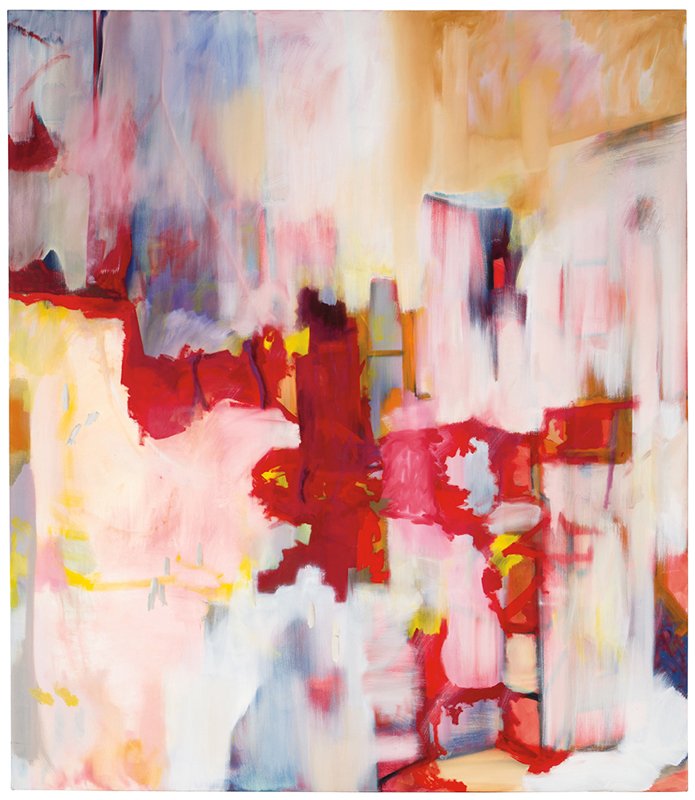 Stan Kaplan, Untitled: Stan Kaplan Untitled 2003 Oil on canvas Signed and dated verso Canvas: 96" x 84" Provenance: Mary Goldman Gallery, Los Angeles, California; Private Collection, California (acquired directly from the a