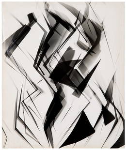 Arthur Siegel, Untitled: Arthur Siegel Untitled 1948 Photogram Signed in graphite lower right sheet Image/sheet: 23.5" x 19.75"; Frame: 33" x 29"